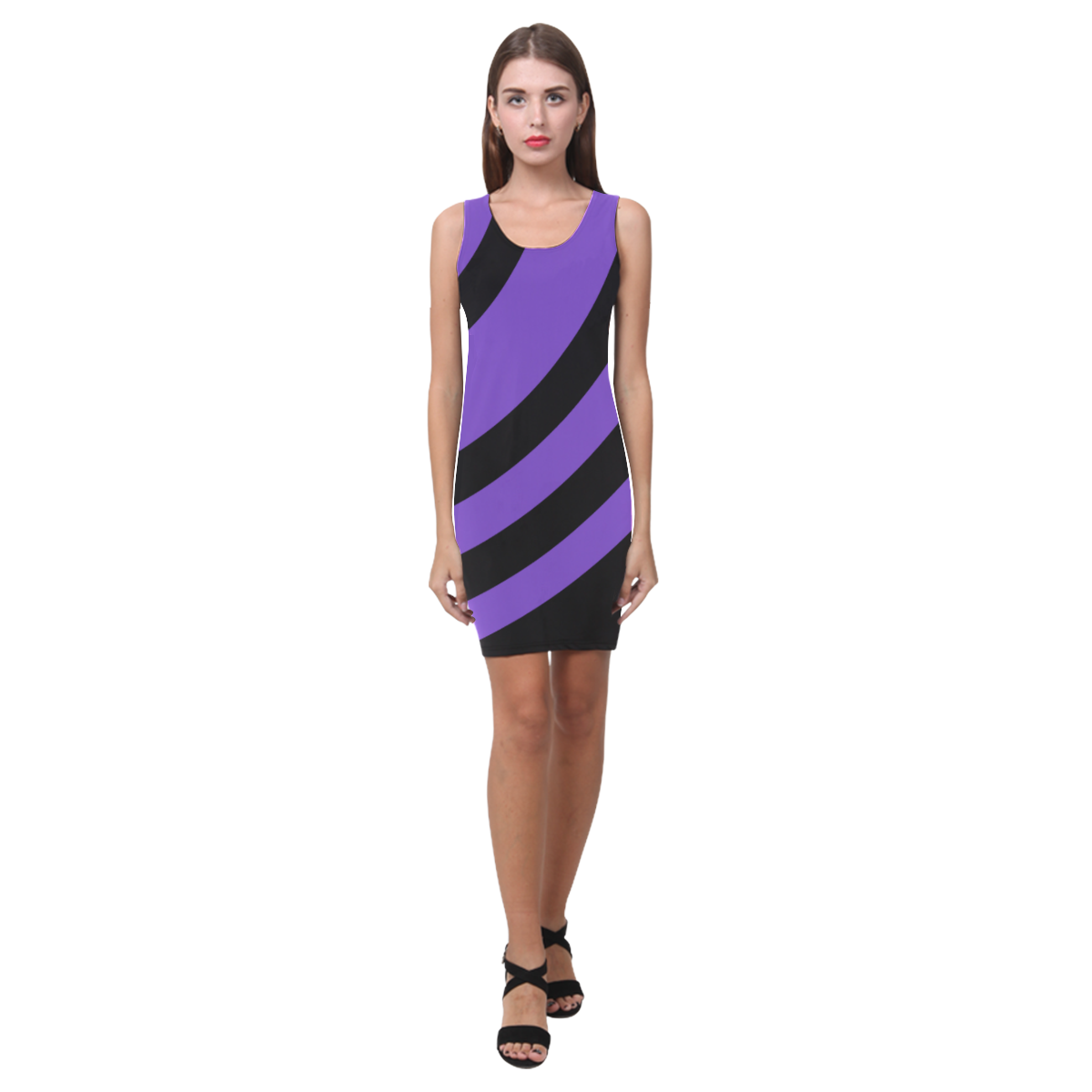 Swirl pattern34 Medea Vest Dress (Model D06)