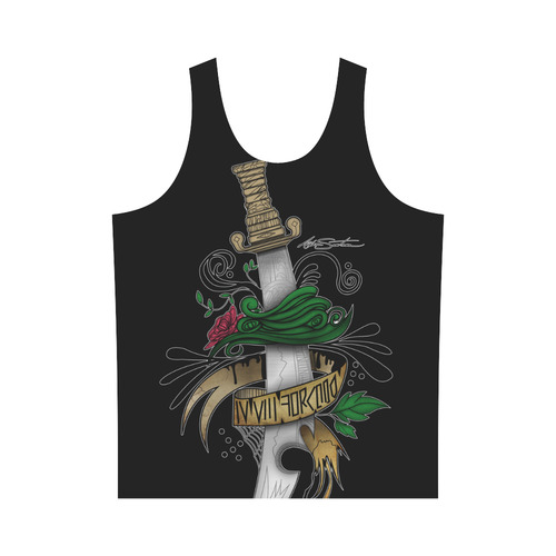 Symbolic Sword All Over Print Tank Top for Men (Model T43)