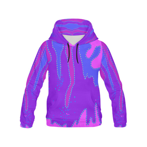 Art All Over Print Hoodie for Women (USA Size) (Model H13)