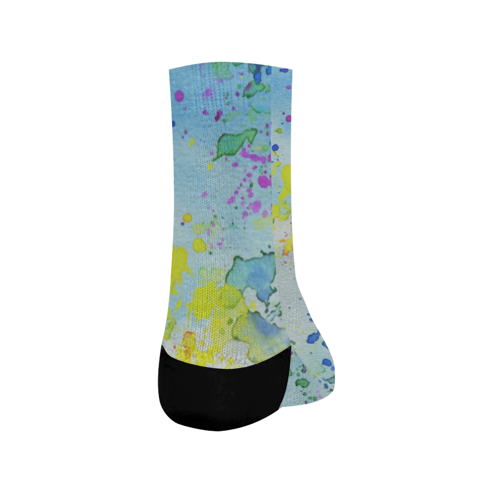 Watercolors splashes Crew Socks