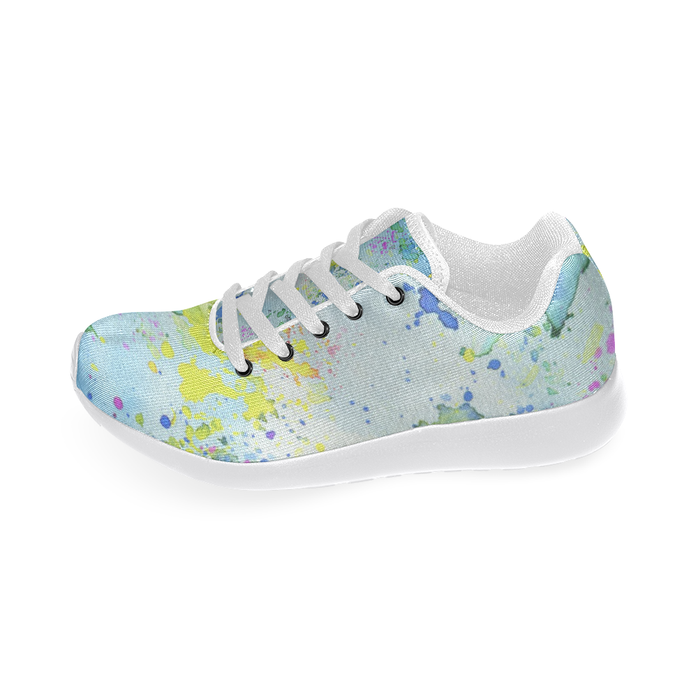 Watercolors splashes Women’s Running Shoes (Model 020)