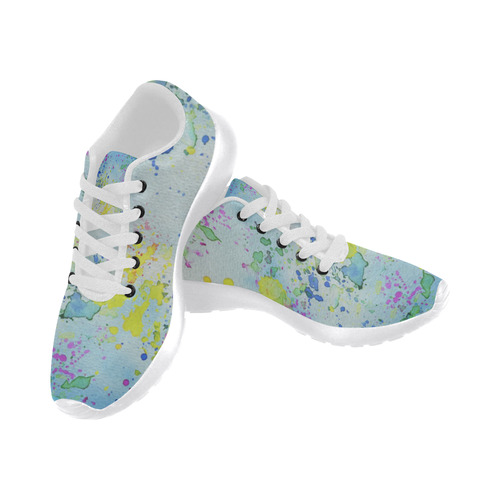 Watercolors splashes Women’s Running Shoes (Model 020)