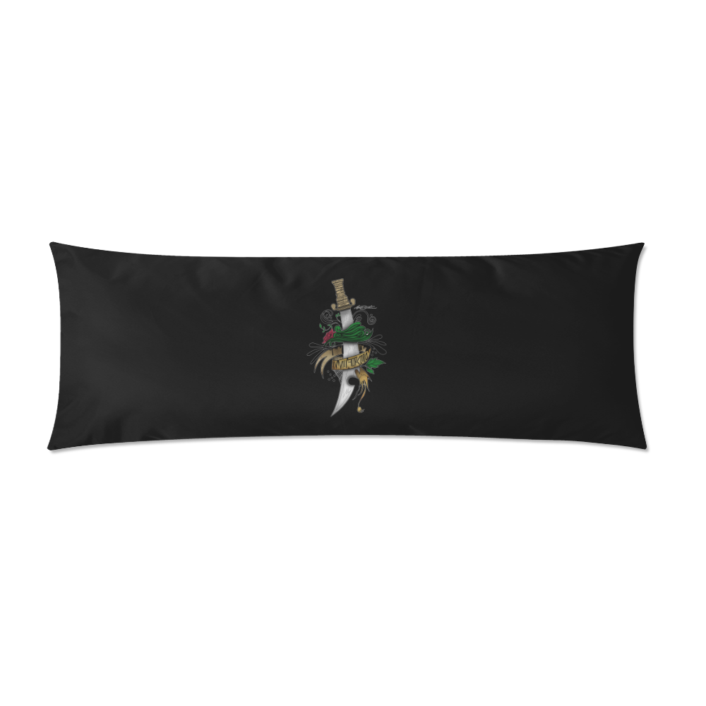 Symbolic Sword Custom Zippered Pillow Case 21"x60"(Two Sides)