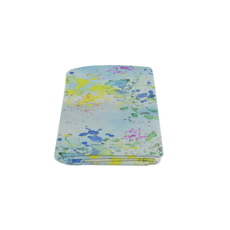 Watercolors splashes Blanket 50"x60"