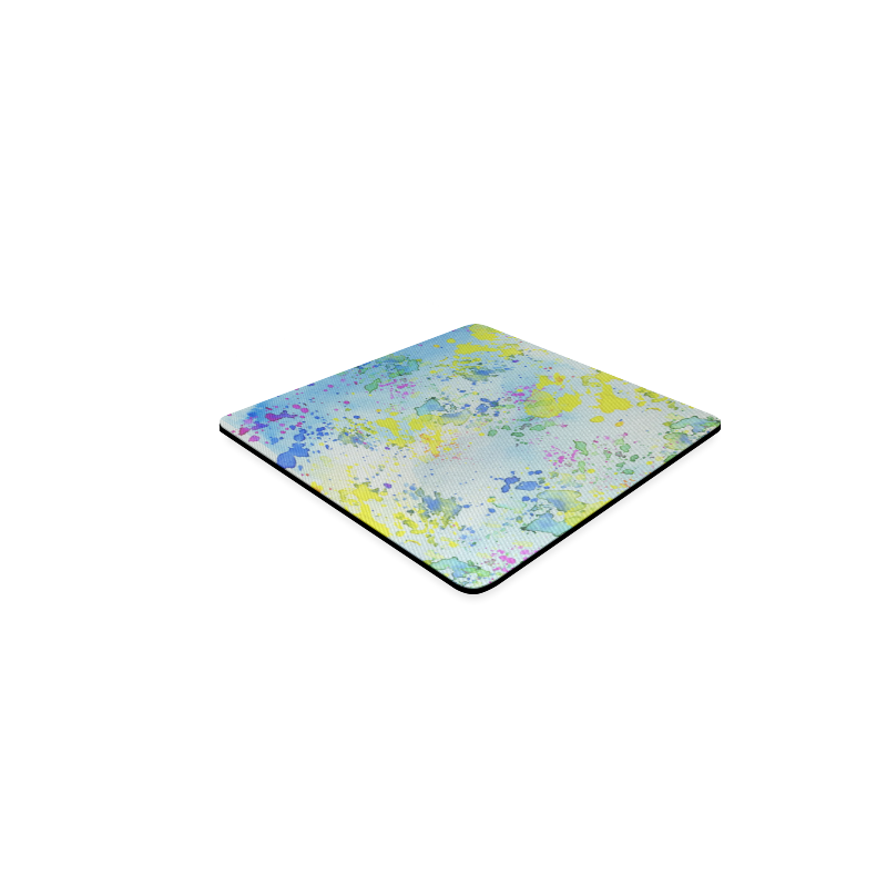 Watercolors splashes Square Coaster