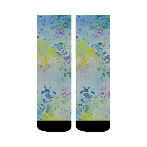 Watercolors splashes Crew Socks