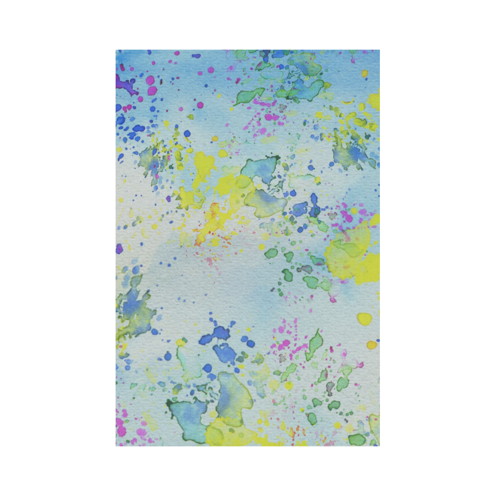 Watercolors splashes Garden Flag 12‘’x18‘’（Without Flagpole）