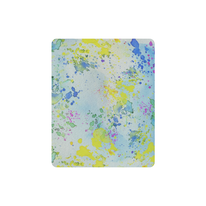 Watercolors splashes Rectangle Mousepad