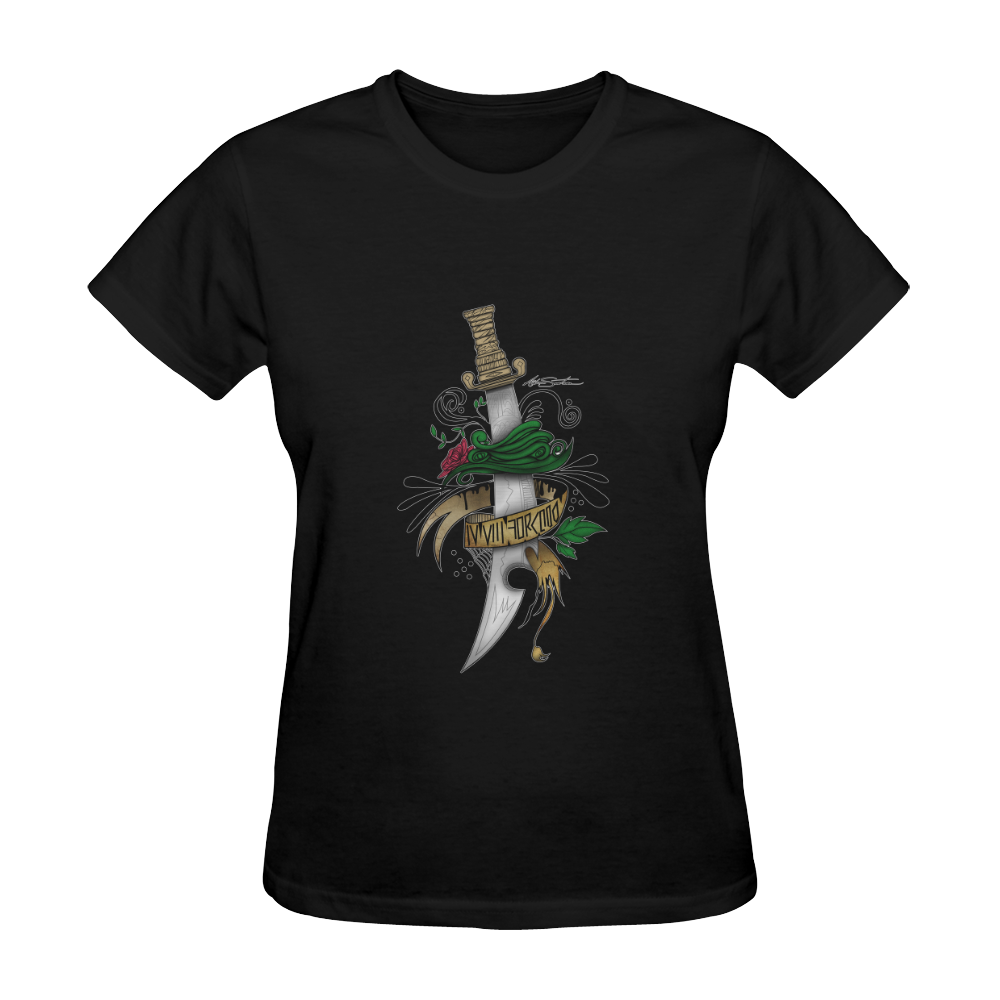 Symbolic Sword Sunny Women's T-shirt (Model T05)