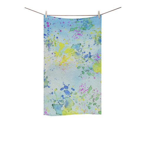 Watercolors splashes Custom Towel 16"x28"