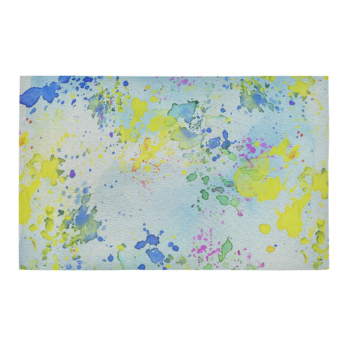 Watercolors splashes Bath Rug 20''x 32''