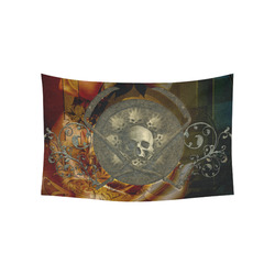 Awesome creepy skulls Cotton Linen Wall Tapestry 60"x 40"