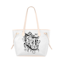 Zodiac - Gemini Clover Canvas Tote Bag (Model 1661)