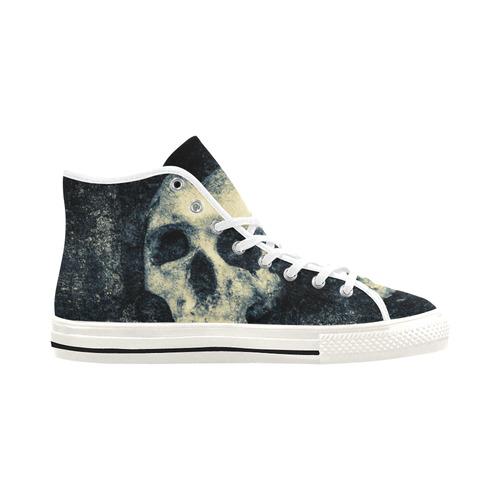 Man Skull In A Savage Temple Halloween Horror Vancouver H Men's Canvas Shoes (1013-1)