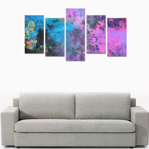 abstraction colors Canvas Print Sets E (No Frame)
