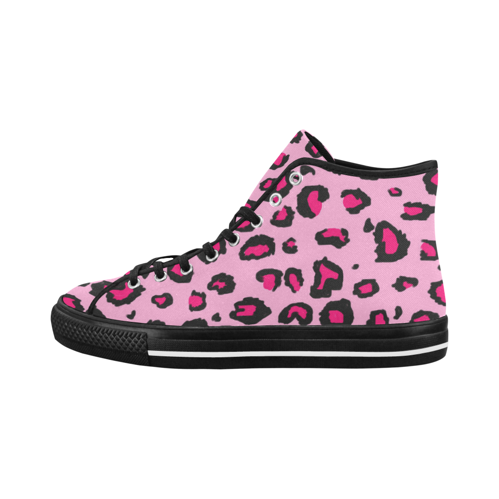 Pink Leopard Vancouver H Women's Canvas Shoes (1013-1)