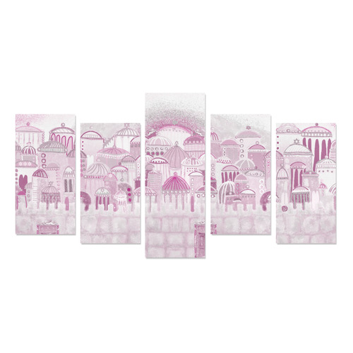 jerusalem collage 12 Canvas Print Sets E (No Frame)