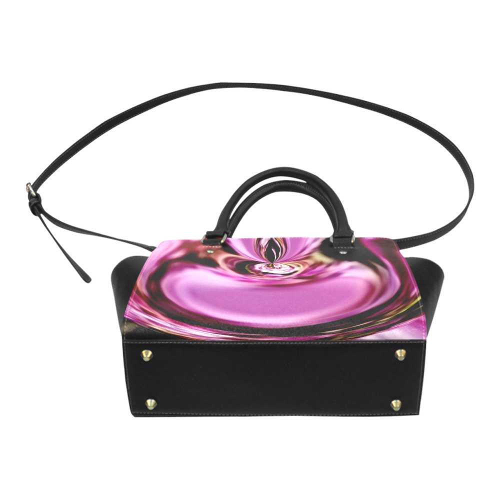 Purple fragrance design Classic Shoulder Handbag (Model 1653)