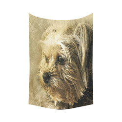 Darling Dogs 2 Cotton Linen Wall Tapestry 60"x 90"