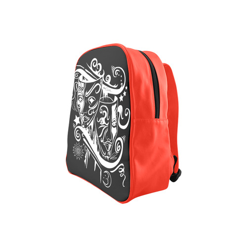 Zodiac - Gemini School Backpack (Model 1601)(Medium)