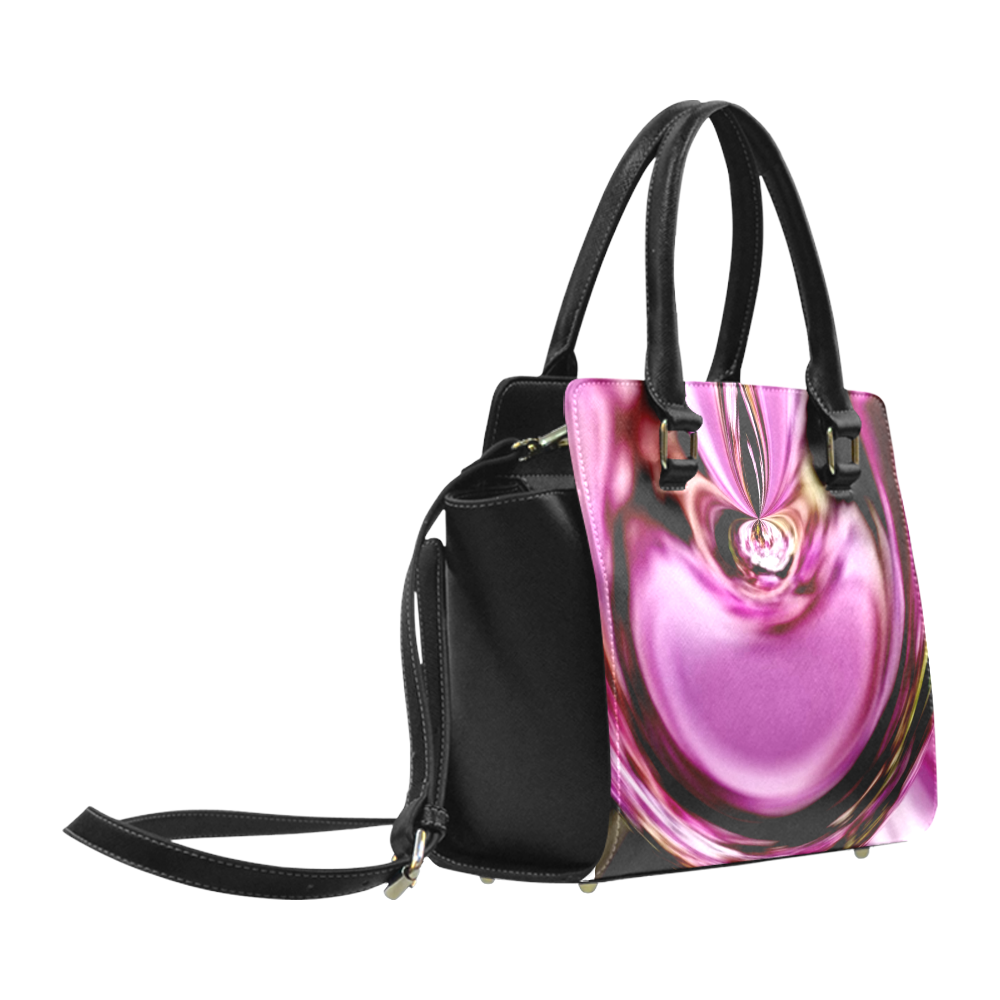 Purple fragrance design Classic Shoulder Handbag (Model 1653)