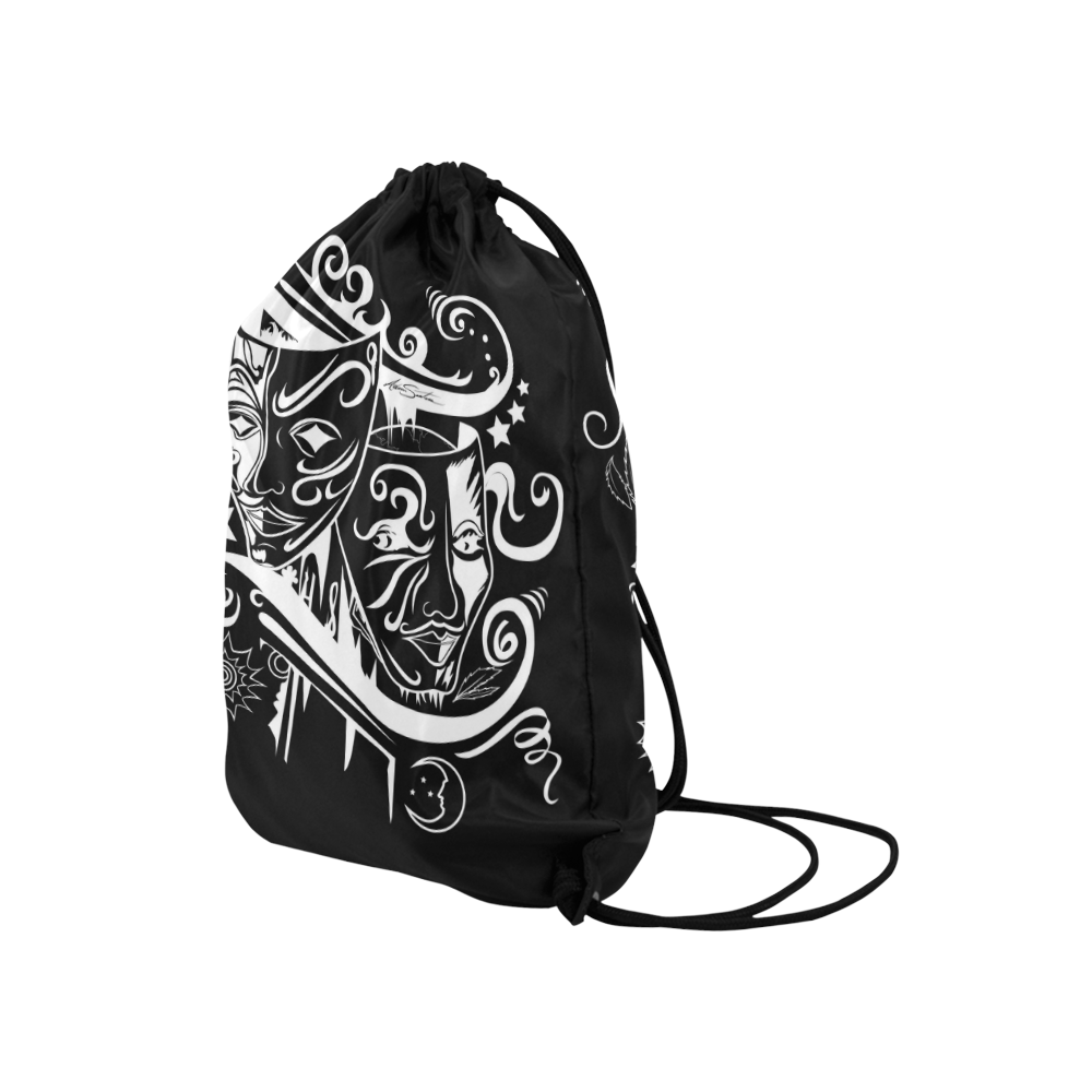 Zodiac - Gemini Medium Drawstring Bag Model 1604 (Twin Sides) 13.8"(W) * 18.1"(H)