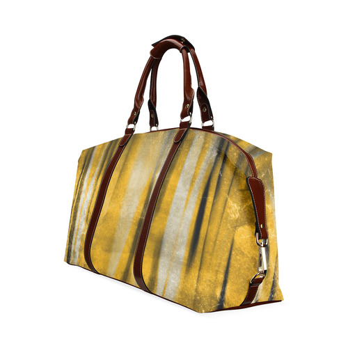 Golden copper stripes Classic Travel Bag (Model 1643) Remake