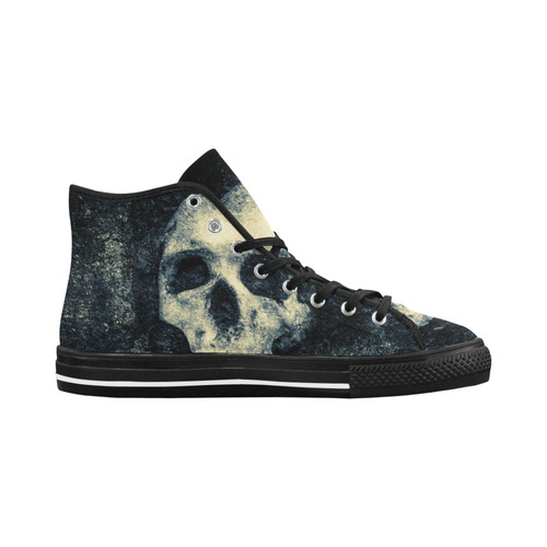 Man Skull In A Savage Temple Halloween Horror Vancouver H Women's Canvas Shoes (1013-1)