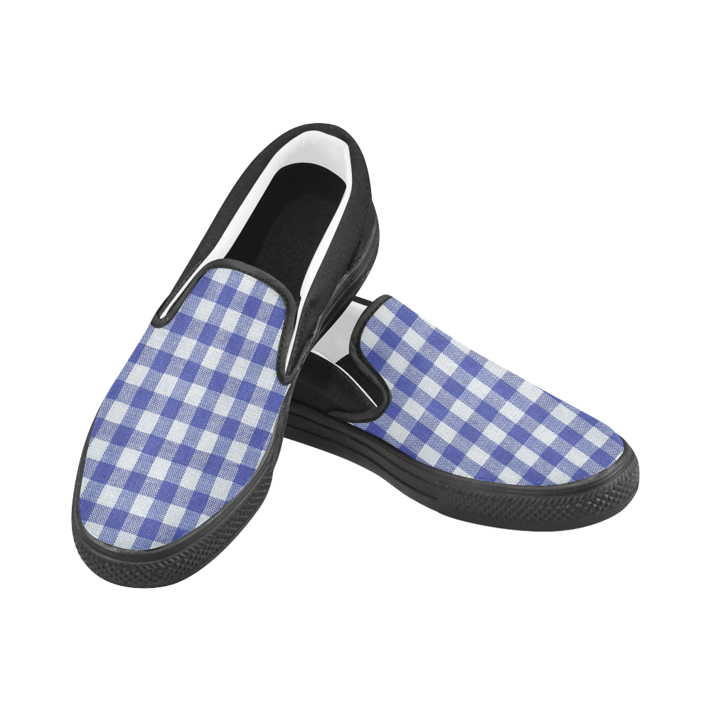 BLUEKARO 12 Women's Unusual Slip-on Canvas Shoes (Model 019)