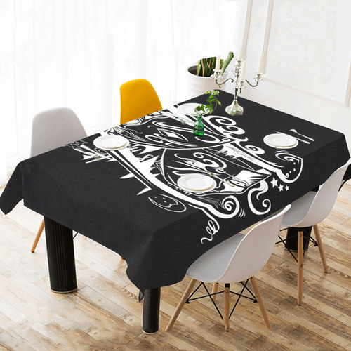 Zodiac - Gemini Cotton Linen Tablecloth 60"x120"