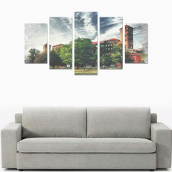 Cracow Krakow city art Canvas Print Sets A (No Frame)