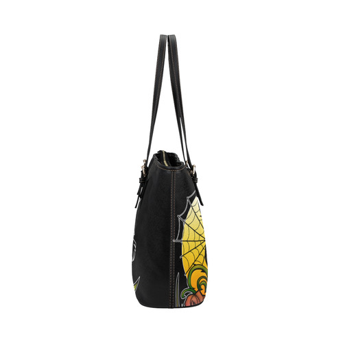 Panther Leather Tote Bag/Large (Model 1651)