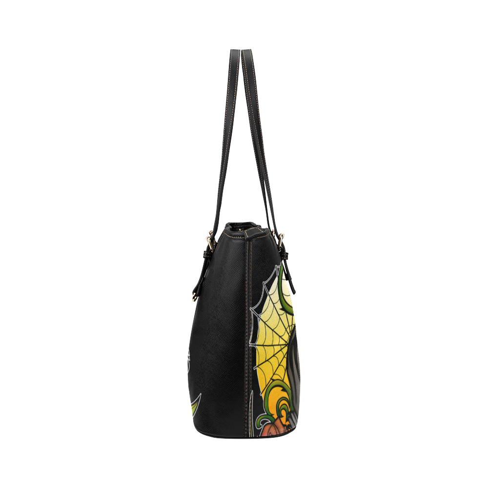 Panther Leather Tote Bag/Large (Model 1651)