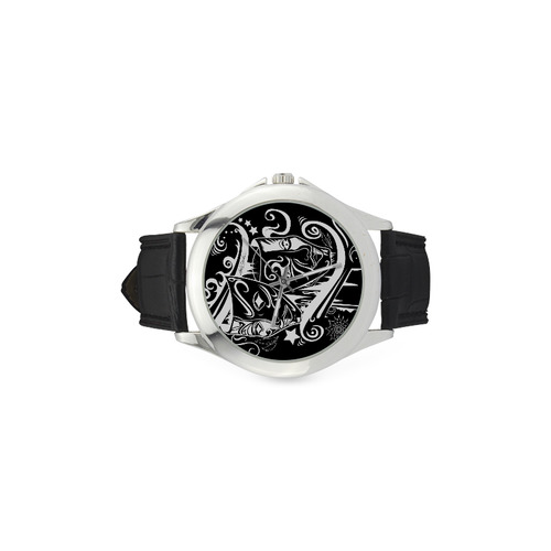 Zodiac - Gemini Women's Classic Leather Strap Watch(Model 203)