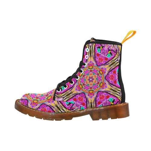 Sacred Geometry "Avatar" by MAR from Thleudron Martin Boots For Women Model 1203H