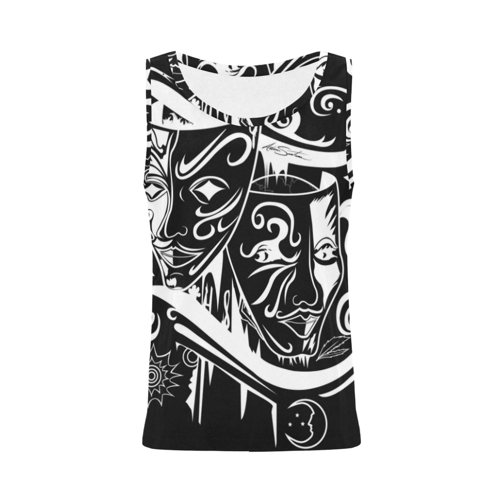 Zodiac - Gemini All Over Print Tank Top for Women (Model T43)