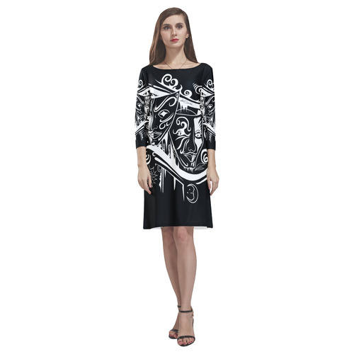 Zodiac - Gemini Rhea Loose Round Neck Dress(Model D22)