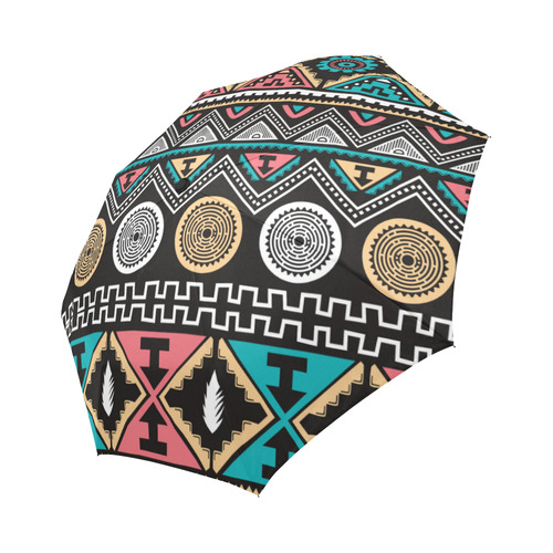 家居native american africa tribe ancient aztec Auto-Foldable Umbrella (Model U04)