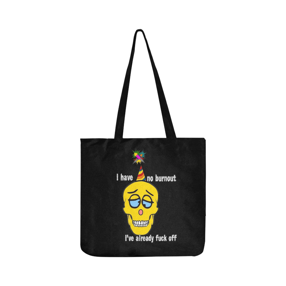 Burnout Skully by Popart Lover Reusable Shopping Bag Model 1660 (Two sides)