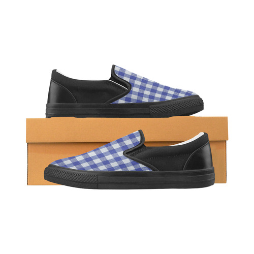 BLUEKARO 12 Women's Unusual Slip-on Canvas Shoes (Model 019)