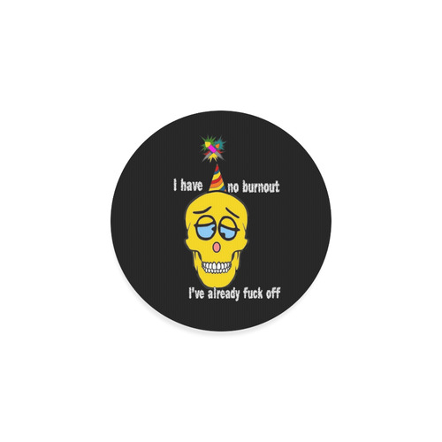 Burnout Skully by Popart Lover Round Coaster