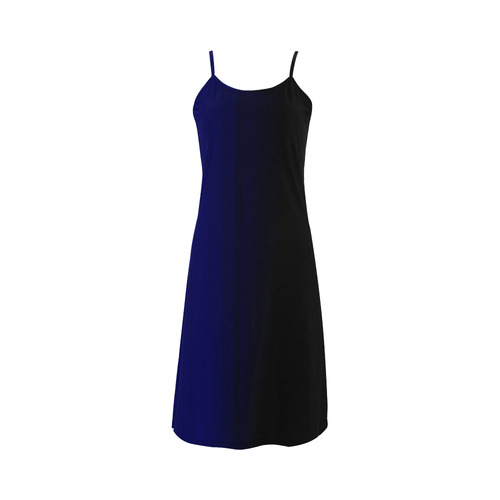 Black and blue Alcestis Slip Dress (Model D05)