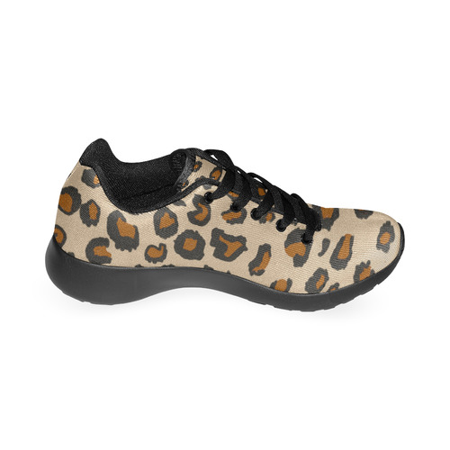 Leopard Print Women's Running Shoes/Large Size (Model 020)