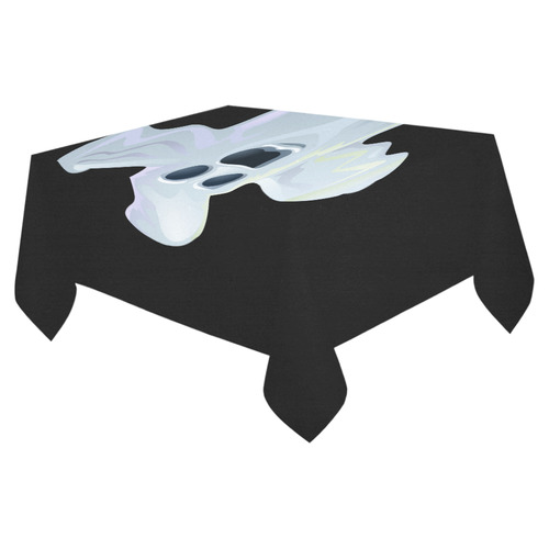 Scary White Sheet Halloween Ghost Costume Cotton Linen Tablecloth 52"x 70"