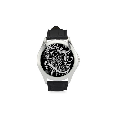 Zodiac - Gemini Women's Classic Leather Strap Watch(Model 203)