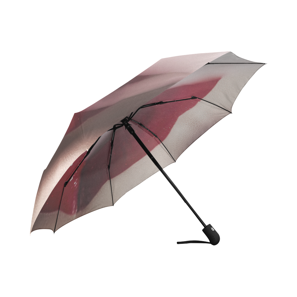 家居red smoke lips Auto-Foldable Umbrella (Model U04)