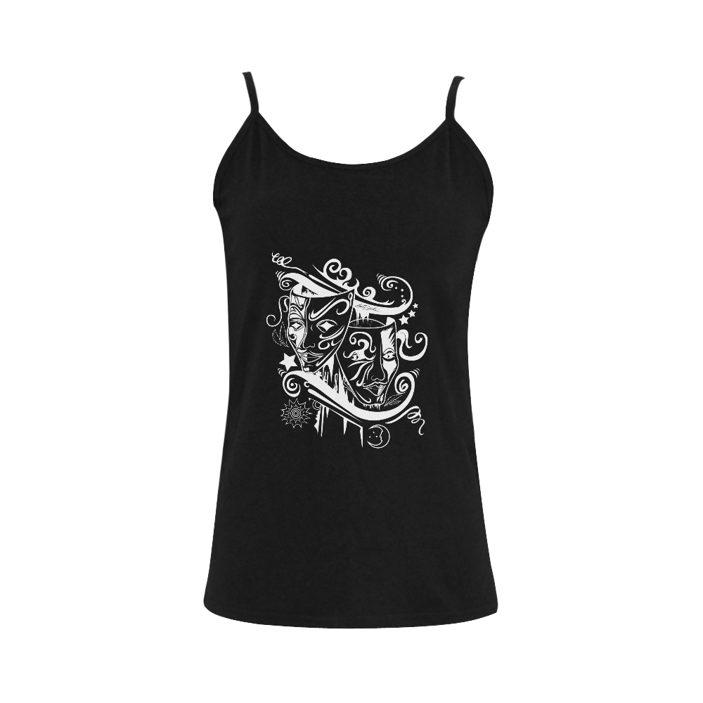 Zodiac - Gemini Women's Spaghetti Top (USA Size) (Model T34)