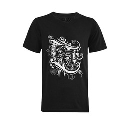 Zodiac - Gemini Men's V-Neck T-shirt (USA Size) (Model T10)
