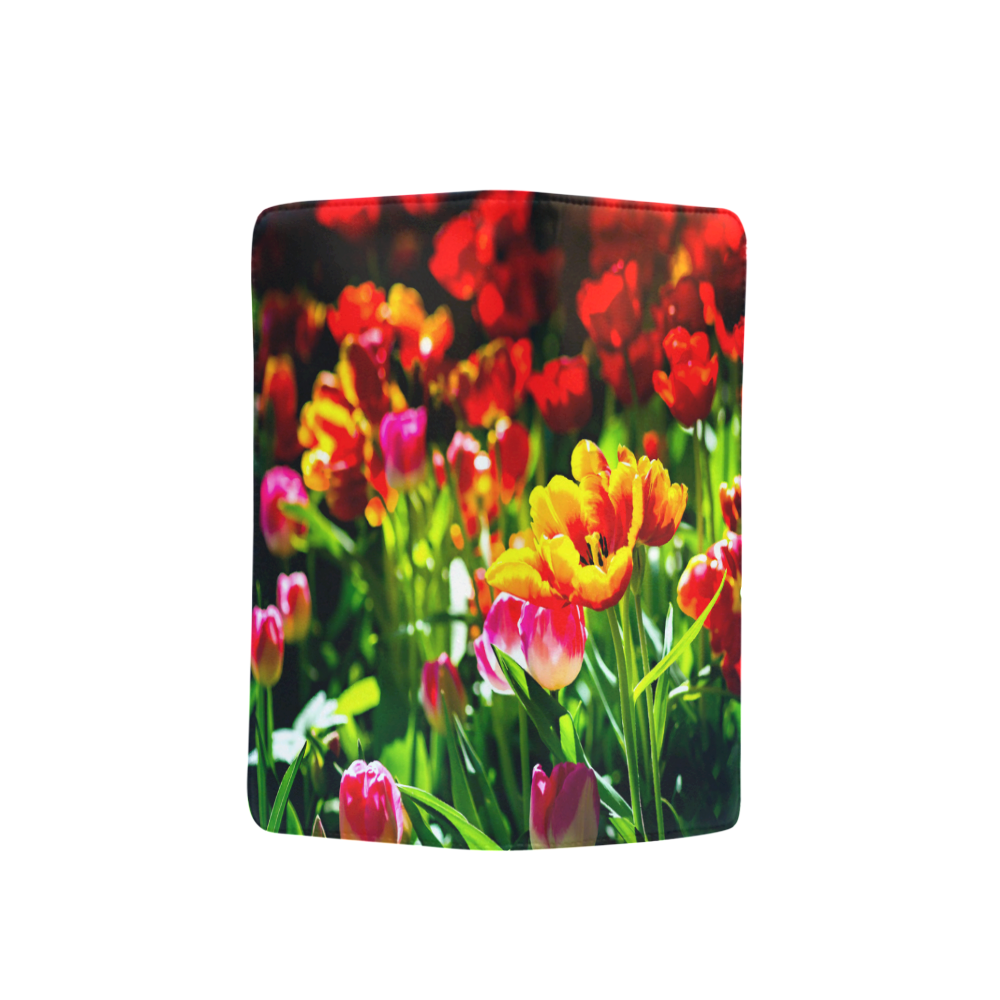 Colorful tulip flowers chic spring floral beauty Men's Clutch Purse （Model 1638）