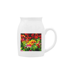 Tulip Flower Colorful Beautiful Spring Floral Milk Cup (Small) 300ml